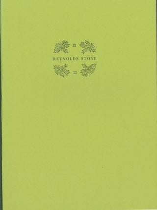 Item #294134 Reynolds Stone: An Address Given by Iris Murdoch in St James's Church Piccadilly,...
