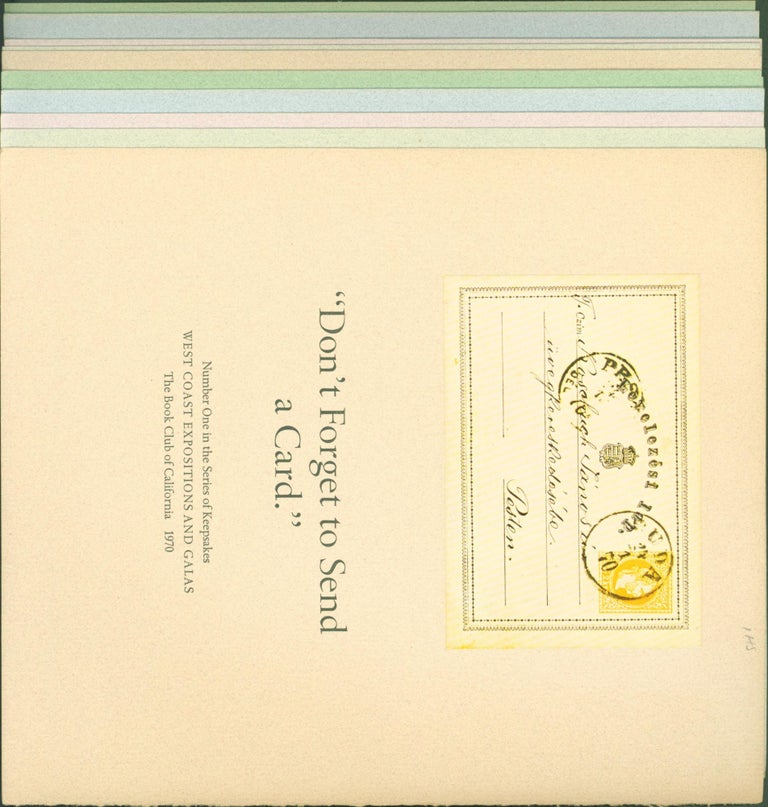 Item #294204 West Coast Expositions and Galas. Series of 10 Keepsake folders. 1970. Samuel Stark.