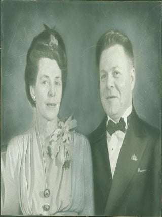 Item #294656 Benjamin Franklin Scribner and Rachel Atkinson Scribner (B/W photograph). Benjamin...