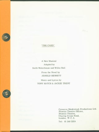 Item #294857 The Card: A New Musical (playscript). music, lyrics, Keith Waterhouse, Willis Hall ....