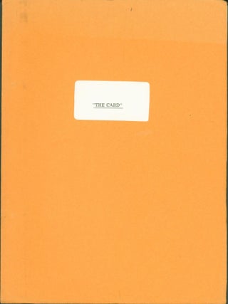 The Card: A New Musical (playscript)