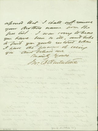 autograph letter signed