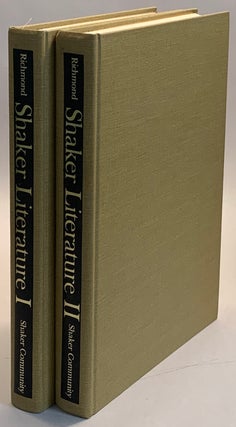 Item #295088 Shaker Literature: A Bibliography In Two Volumes: Volume 1: By The Shakers, Volume...
