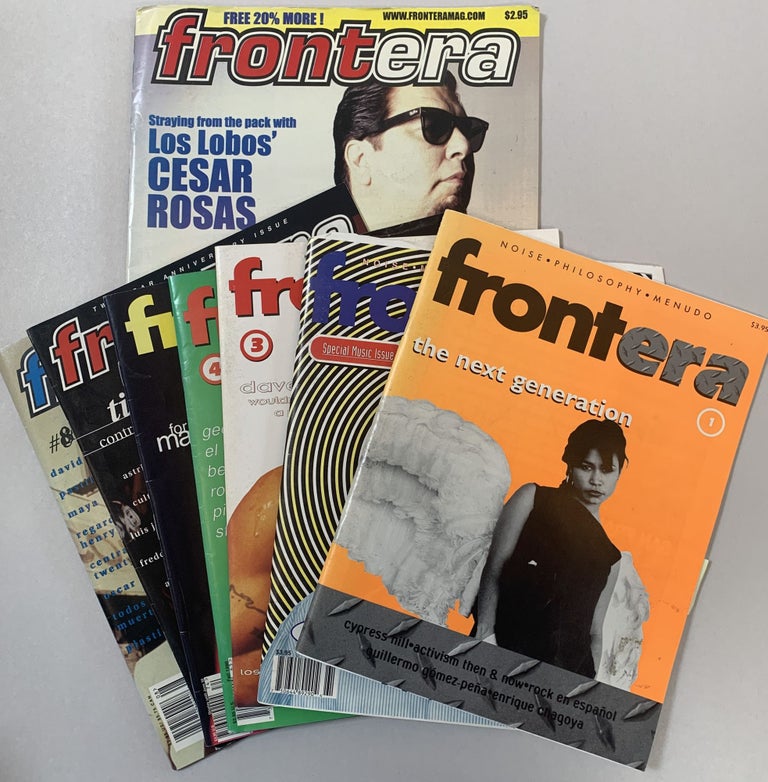 Item #295353 frontera (magazine ) (no. 1, 2, 3, 4, 5, 7, 8, 9) (8 issues). Yvette Doss.