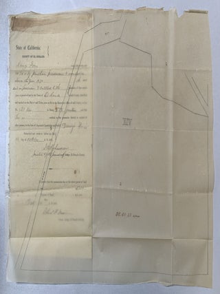 Item #295513 State of California, County of El Dorado (affadavit of ownership of land). Dionigi....