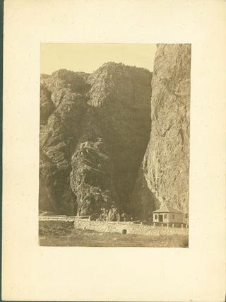 Item #295582 Gorge de Trient (albumen photograph