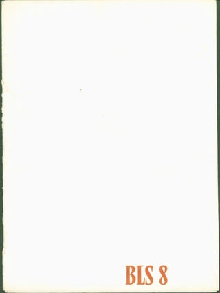 Item #295828 Bulletin de Liaison Surrealiste. BLS 8. Jean-Louis Bedouin