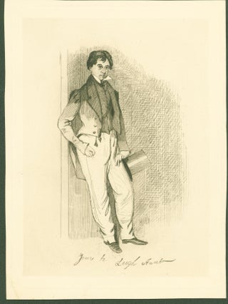 Item #296036 Leigh Hunt (engraving). Leigh Hunt