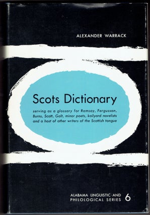 Item #296480 Scots Dictionary. Alexander Warrack