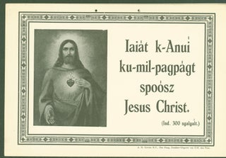 Item #296892 Iaiat k-Anui ku-mil-pagpagt spoosz Jesus Christ (devotional card in Kalispel