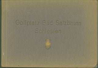 Item #297047 Golfplatz Bad Salzbrunn Schlesien (8 sepia-toned photographic plates