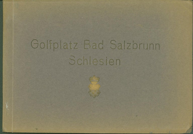 Item #297047 Golfplatz Bad Salzbrunn Schlesien (8 sepia-toned photographic plates)