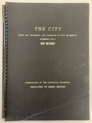 Item #298058 The City: Suite for Orchestra and Narrator in Five Movements: Movements I,...