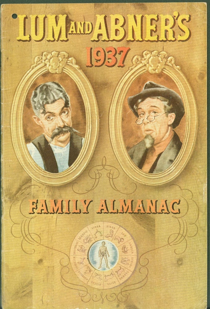 Item #298317 Lum and Abner's 1937 Family Almanac. Horlick's Malted Milk Corporation.