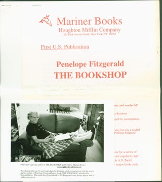 Item #298344 The Bookshop (promotion package). Penelope. Mariner Books Fitzgerald, Houghton...