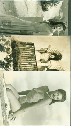 Item #298557 Hotel Sahara (2 B/W photograph movie stills; 1 'pin-up study'). Patrick Kirwin,...