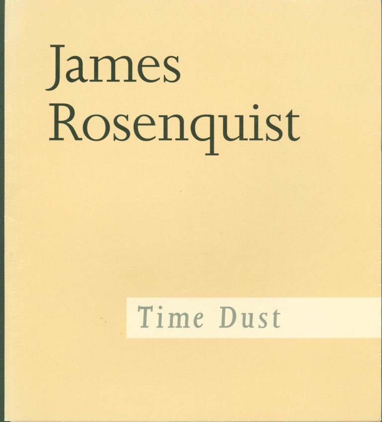 Item #298905 Time Dust. James Rosenquist.