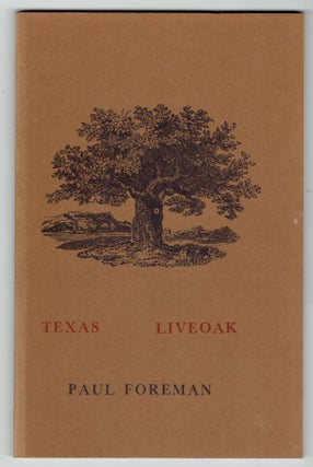 Item #299131 Texas Liveoak. Paul Foreman
