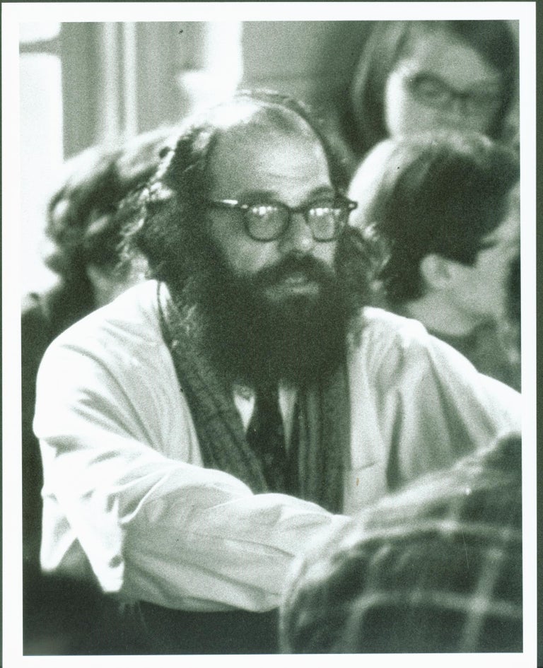 Item #299191 Allen Ginsberg (B/W photograph). Allen Ginsberg, Chester Kessler . Peter Howard, David Ralston, photographer, publishers.