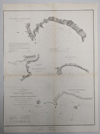 Item #300479 U. S. Coast Survey: Preliminary Survey of Harbors on the Western Coast of the United...