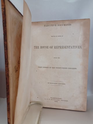 Executive Documents Printed by Order of the House of Representatives During the Fist Session of the Thirty-Third Congress: Report to the Secretary of War Communicating the Several Pacific Railroad Explorations. Ex. Doc No. 129. Vol. I: Examination by Captain A. A. Humphreys, Topographical Engineers, of the reports of the explorations to determine the most practicable and economical route for a railroad from the Mississippi river to the Pacific Ocean. II. Memoranda by Captain George B. McClellan, Corps of Engineers, upon some practical points connected with the construction and workings of railroads. III. Letter of Major General Jesup, Quartermaster General U.S.A., upon the cost of transporting troops and supplies to California, Oregon, New Mexico, &c. IV. Report of Governor I. I. Stevens upon the route near the 47th parallel.
