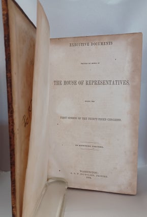 Executive Documents Printed by Order of the House of Representatives During the Fist Session of the Thirty-Third Congress: Report to the Secretary of War Communicating the Several Pacific Railroad Explorations. Ex. Doc No. 129. Vol. I: Examination by Captain A. A. Humphreys, Topographical Engineers, of the reports of the explorations to determine the most practicable and economical route for a railroad from the Mississippi river to the Pacific Ocean. II. Memoranda by Captain George B. McClellan, Corps of Engineers, upon some practical points connected with the construction and workings of railroads. III. Letter of Major General Jesup, Quartermaster General U.S.A., upon the cost of transporting troops and supplies to California, Oregon, New Mexico, &c. IV. Report of Governor I. I. Stevens upon the route near the 47th parallel.