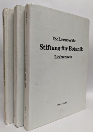 Item #304188 The Magnificent Botanical Library of the Stiftung Fur Botanik Vaduz Liechtenstein:...