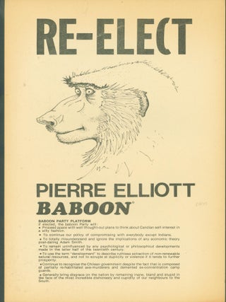 Item #305250 Re- Elect Pierre Elliott Baboon (poster