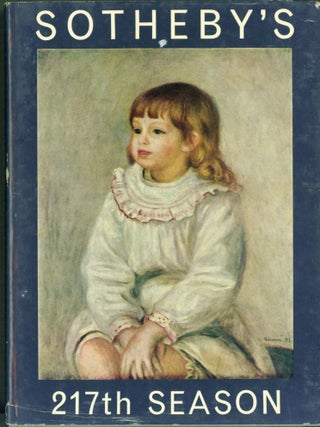Item #307515 Sotheby's 217th Season: October 1960 - July 1961. Sotheby's