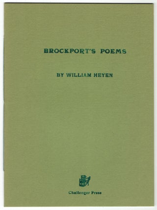 Item #317692 Brockport's Poems. William Heyen