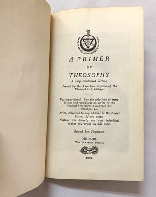 A Primer of Theosophy: A Very Condensed Outline