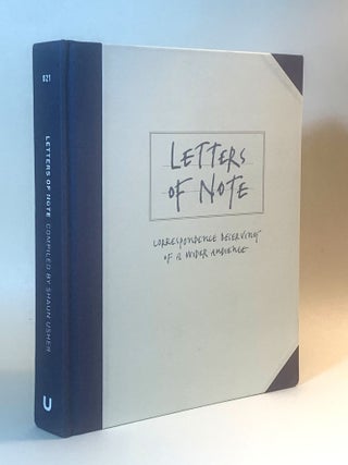 Item #391217 Letters of Note. Shaun Usher