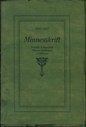 Item #51026 1902-1927: Minnesskrift med kort historik over Svenska evangeliska missionsforeningen...