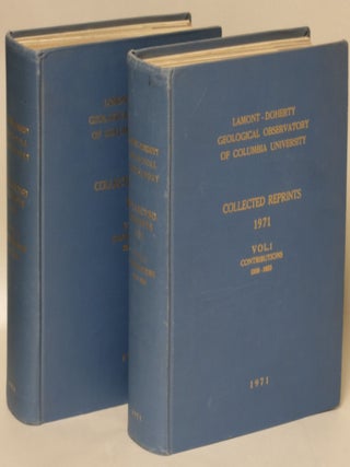 Item #51255 Collected Reprints. Lamont-Doherty Geological Observatory of Columbia University (Two...