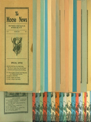 Item #53768 The Moose News: Official Publication Oakland Lodge No. 324 & Alameda Lodge No. 509...