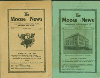 The Moose News: Official Publication Oakland Lodge No. 324 & Alameda Lodge No. 509 [34 issues]