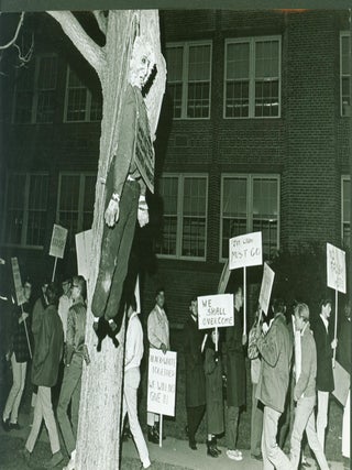 Item #54317 'Wanted Jim Clark & Friends for Bigotry & Murder' (B/W photograph, 1965). Duane ....