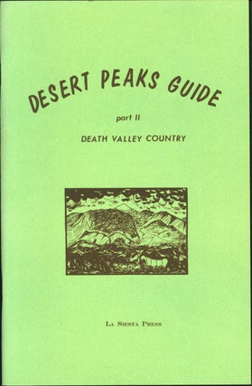 Item #56437 Desert Peaks Guide Two. Walt Wheelock