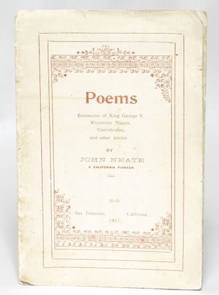 Item #92566 Poems: Coronation of King George V., Wondrous Nature, Convolvulus, and Other Poems....