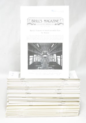 Item #94298 Brill's Magazine [Run of 46 issues]. J. G. Brill Company